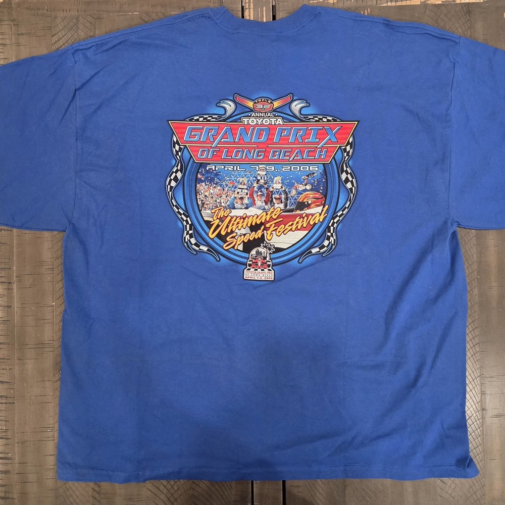Toyota Grand Prix Long Beach 2006 T-Shirt TGPLB 32nd Annual Grand Prix XXXL