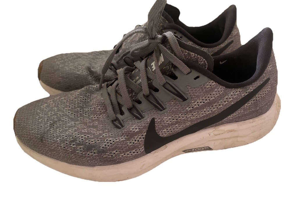 Nike Air Zoom Pegasus 36 Womens Size 7.5 Gray Running Athletic Shoes Gunsmoke