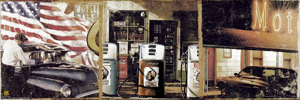 Poster Studio B - USA Classic Retro Route 66 Compilation 12