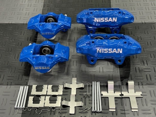 Front 4 Pot & Rear 2 Pot Brake Calipers For: Nissan Skyline R33 GTS-T ER33 95-98