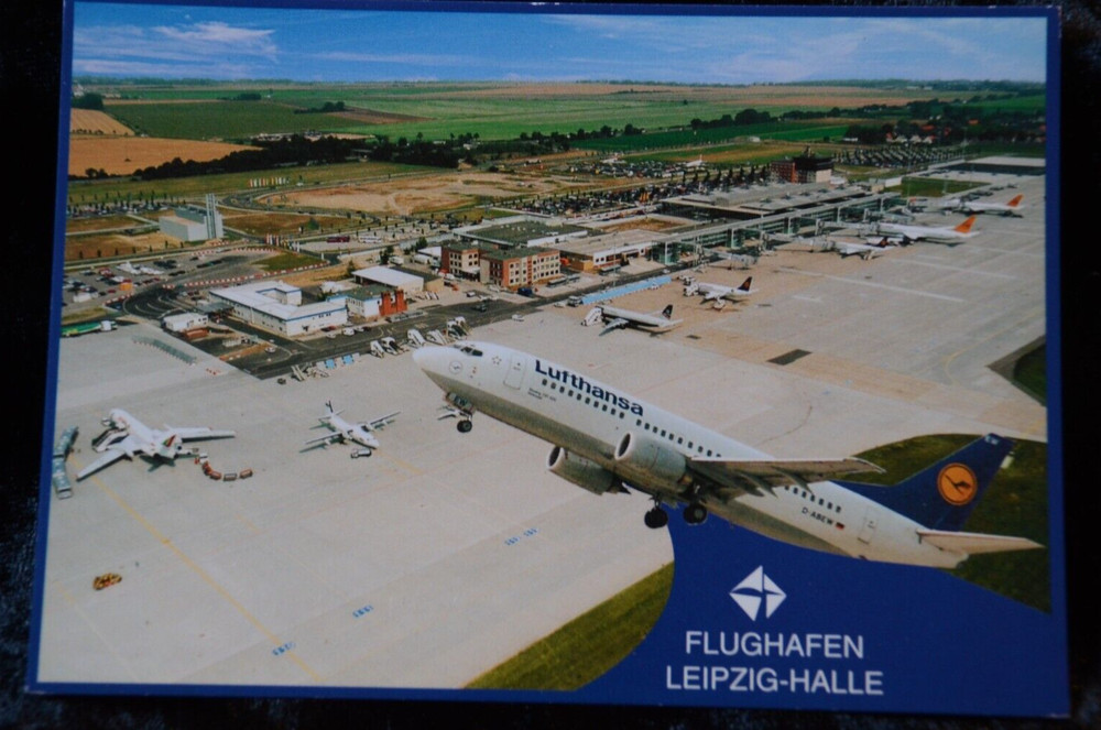 57913 AK International Airport Airplane Airport Leipzig Halle LUFTHANSA D-ABEW