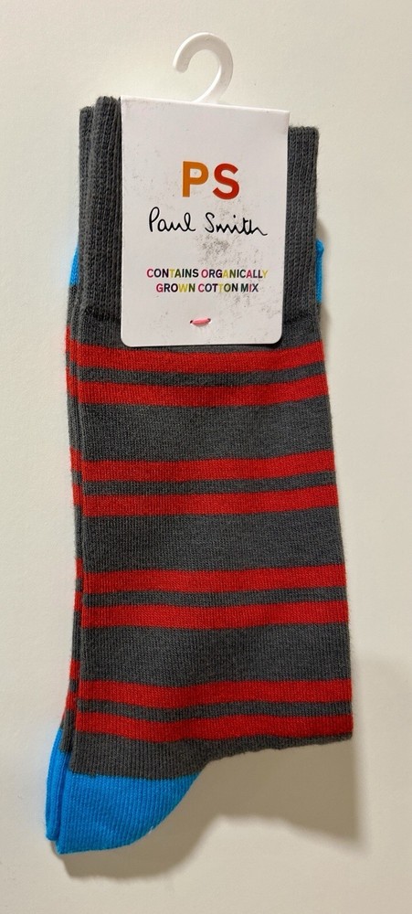 PAUL SMITH Socks Striped Organic Cotton Made in Italy