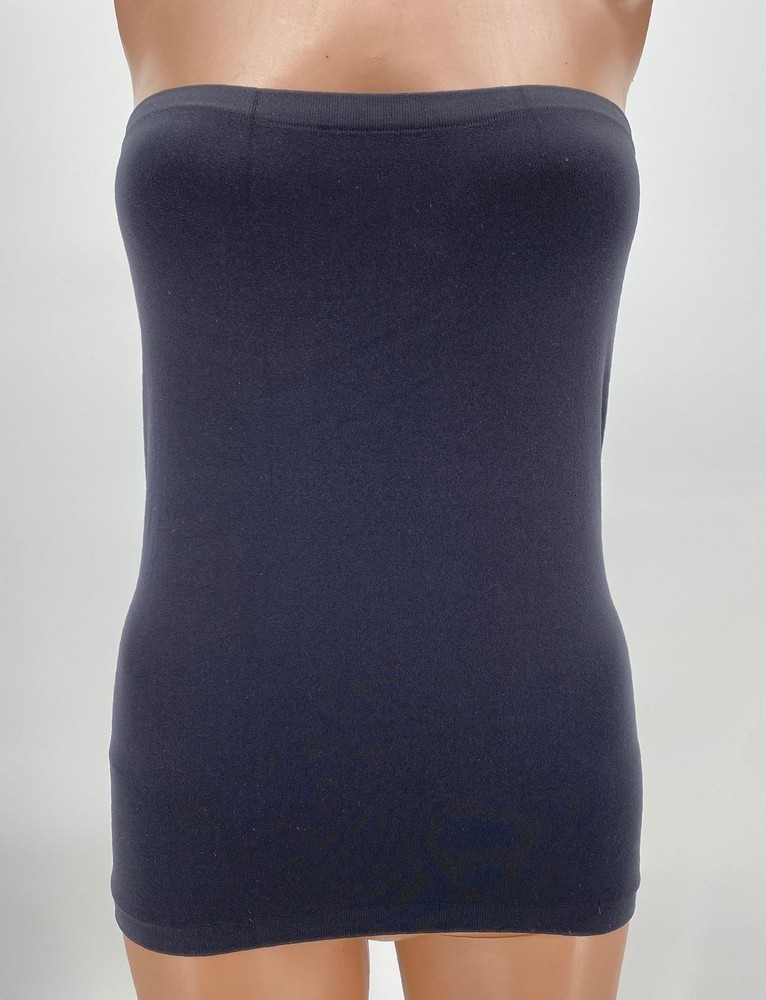 Wolford Women's Fatal Sleeveless Tube-Top Black Size S Mat Velvet Circular