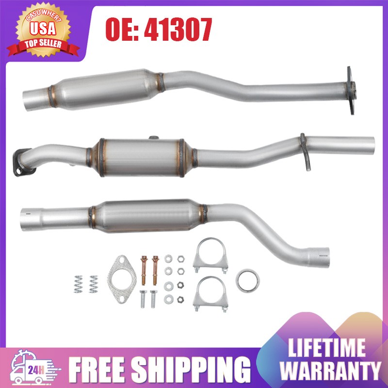 Catalytic Converter Set Front & Rear For 2008-2011 Mitsubishi Lancer 2.0L / 2.4L