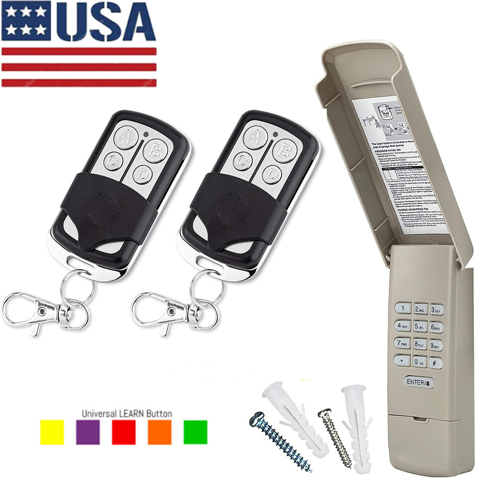 3-Button Universal Garage Door Remote for Liftmaster Chamberlain 877LM Opener