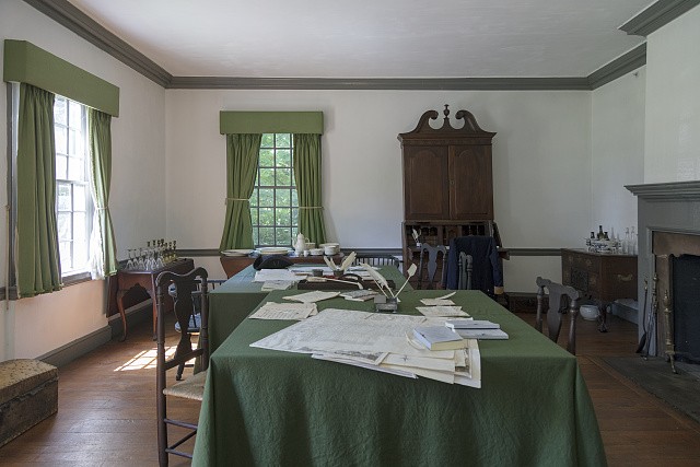 Morristown New Jersey Ford Mansion War Room George Washington 1779 1780