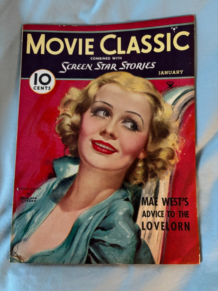 Movie Classic combined with Screen Star Stories movie fan magazine Jan 1935  VG+