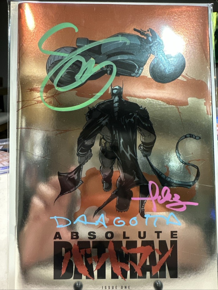 Absolute Batman #1 Akira Foil Sold Out 3x Signed Snyder & Dragotta & Fernandez