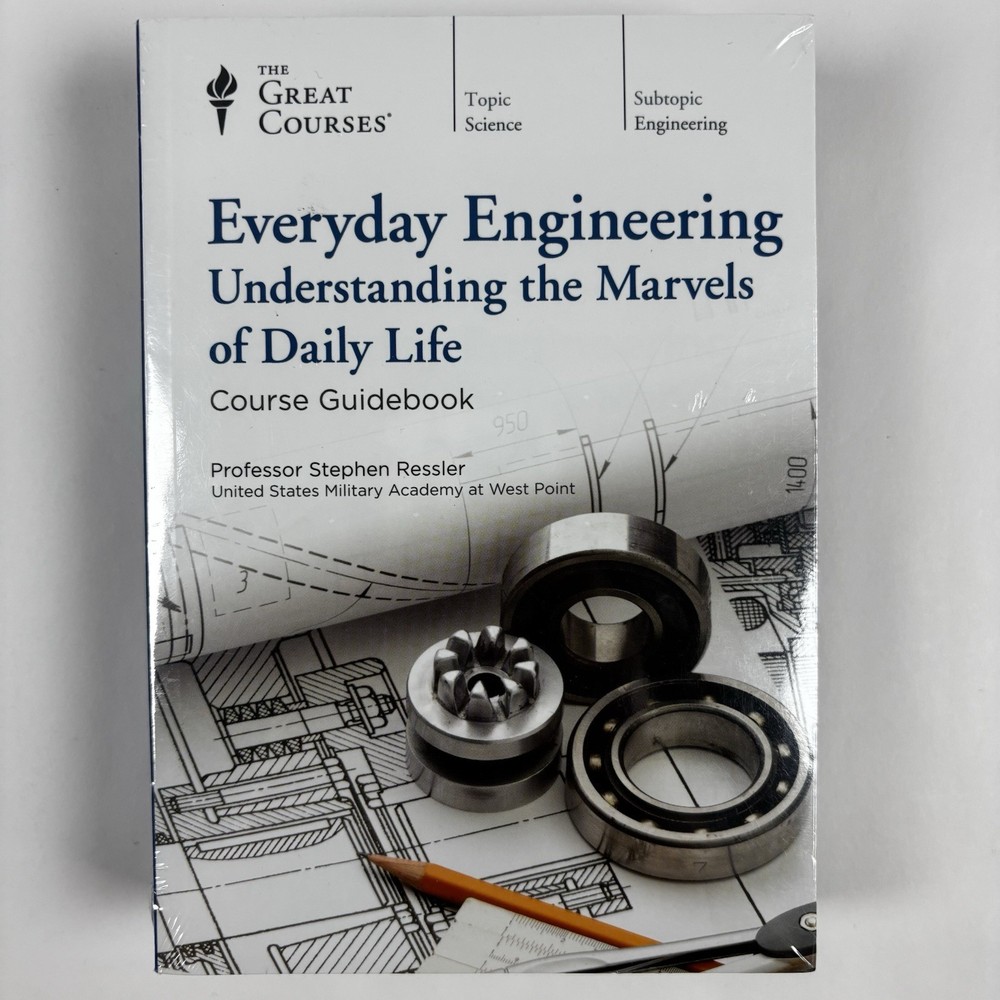 Great Courses: Everyday Engineering, Understanding the Marvels DVD/Book ~Sealed