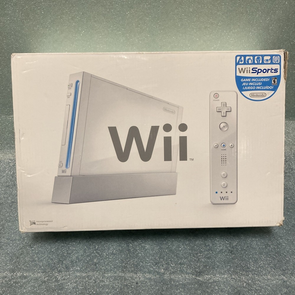 Nintendo Wii White Console Wii Sports Complete In Box GREAT CONDITION