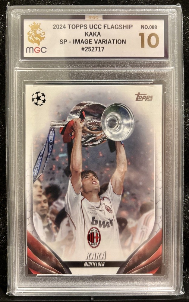Kaka - Image Variation SP Topps UCC 23/24 AC Milan Brazil - Graded 10 - MGC PSA-image
