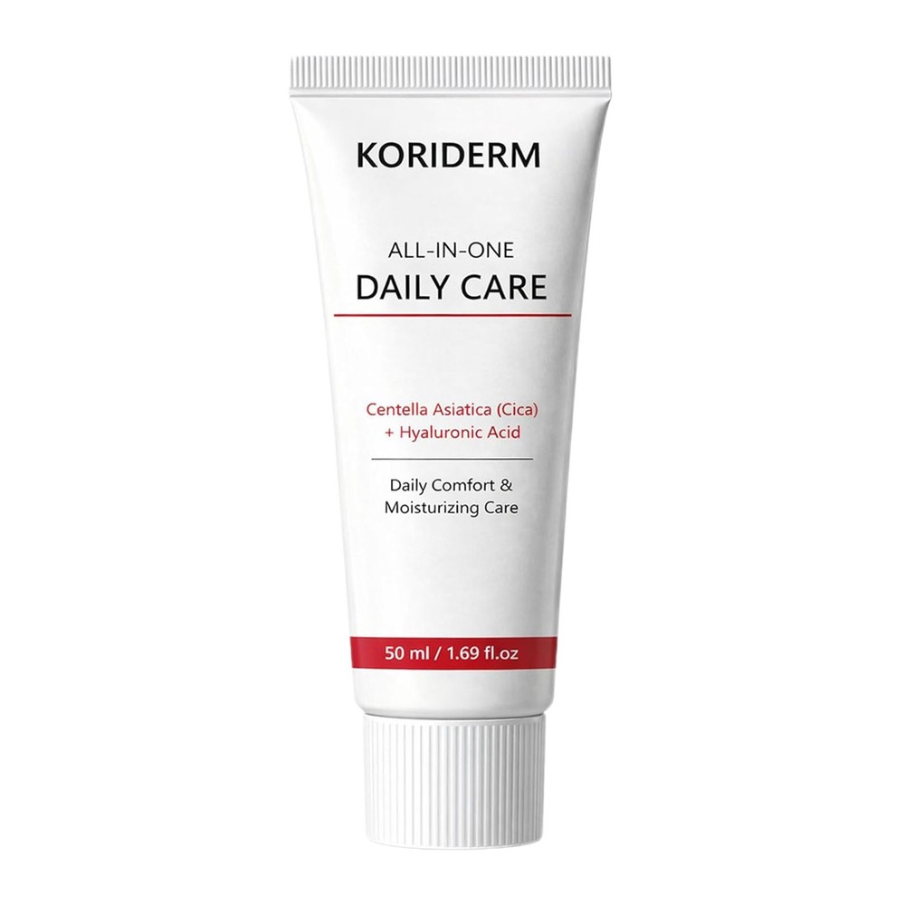 Koriderm Face & Hyaluronic Acid Daily Lightweight Moisturizing Cica Cream 50 mL