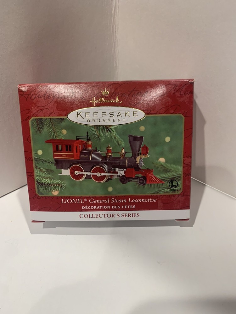 LIONEL GENERAL diecast Steam Locomotive - Hallmark Ornament - NIB 2000 Keepsake