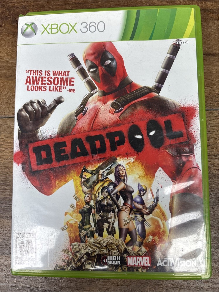 Deadpool Microsoft Xbox 360 Complete CIB With Manual 2013 Marvel FREE S/H