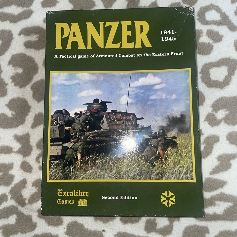1993. Excalibre Games. Panzer. 2nd Edition. 80% Unpunched. Complete. VGC.