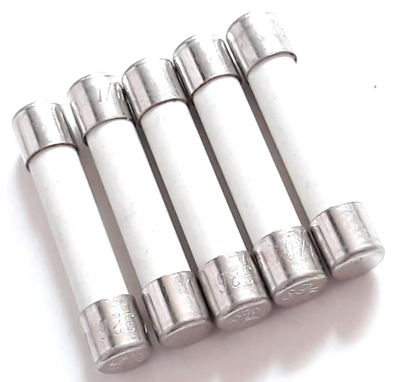 LOT OF 5 Each LITTELFUSE LF 326 1/8A 1/8 A 250V Slow Blow Fuses