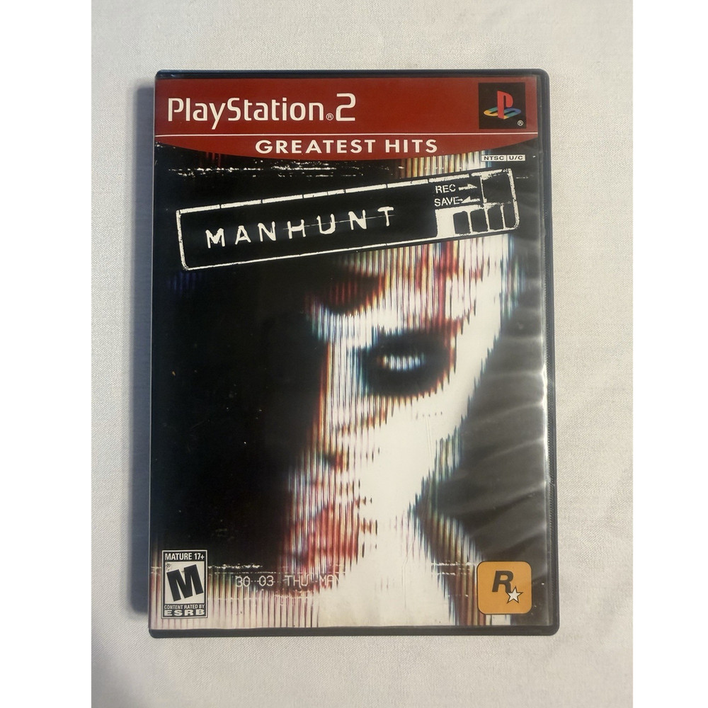 Manhunt (PS2) Greatest Hits- No manual