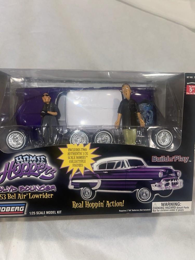 Lindberg Homie Hoppers BLVD Bouncer Lowrider Model Kit 53 Chevy Bel Air New Rare