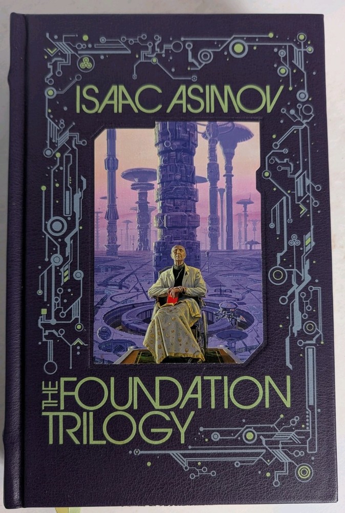 The Foundation Trilogy Isaac Asimov Leather Bound Barnes & Noble Purple Edition