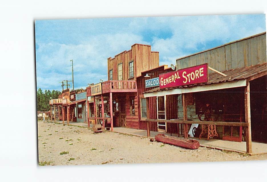 Postcard Rockerville Gold Town Rockerville South Dakota USA