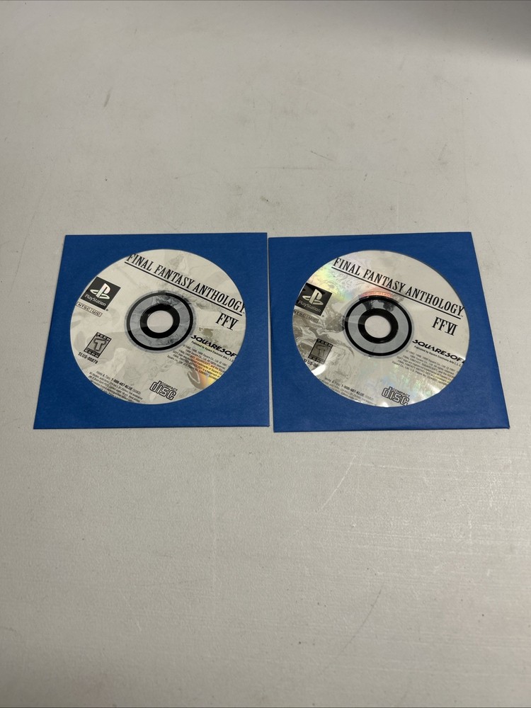 Final Fantasy Anthology ( 1999 ) - PlayStation 1 - Discs Only