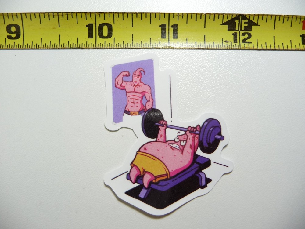Patrick Weightlifting Fitness Decal Sticker for Gym Motivation