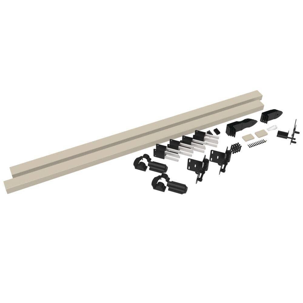 Windham Clay 5x6 Vinyl Fence Gate Kit with Hardware