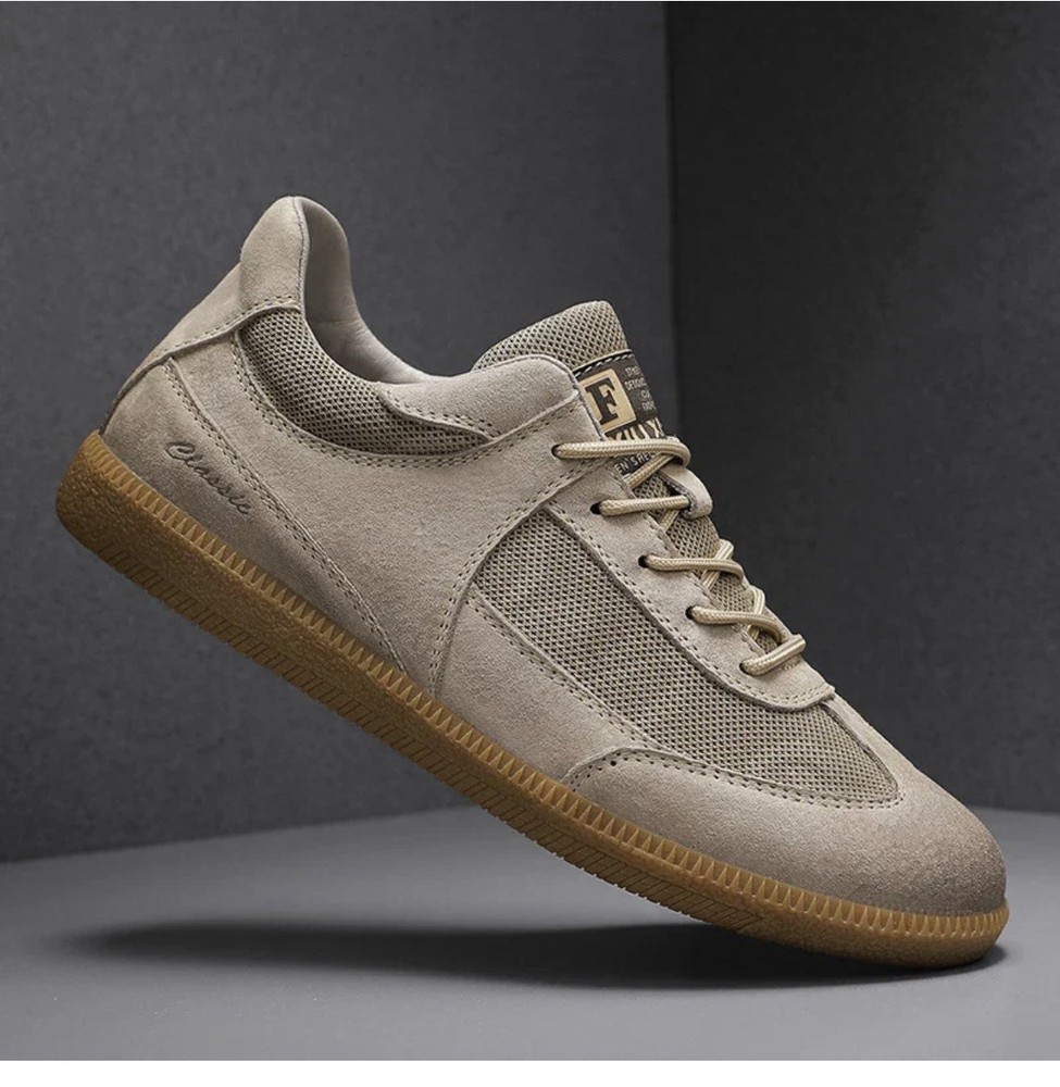 Renlow Suede Sneakers Men's Color Sand Size 12 Brand New