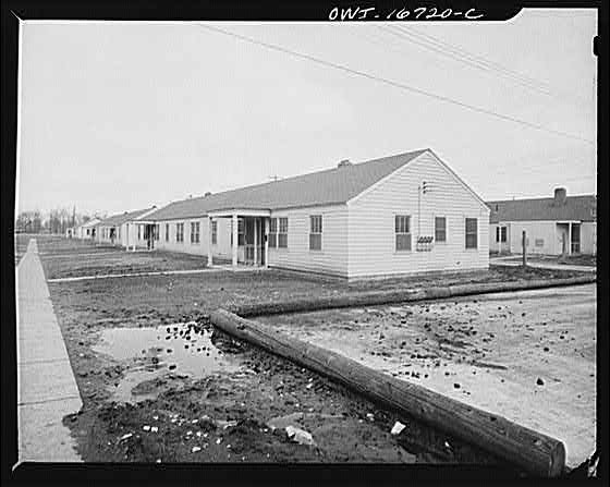 Detroit Michigan 1940s Sojourner Truth Homes U.S. Federal Housing Project