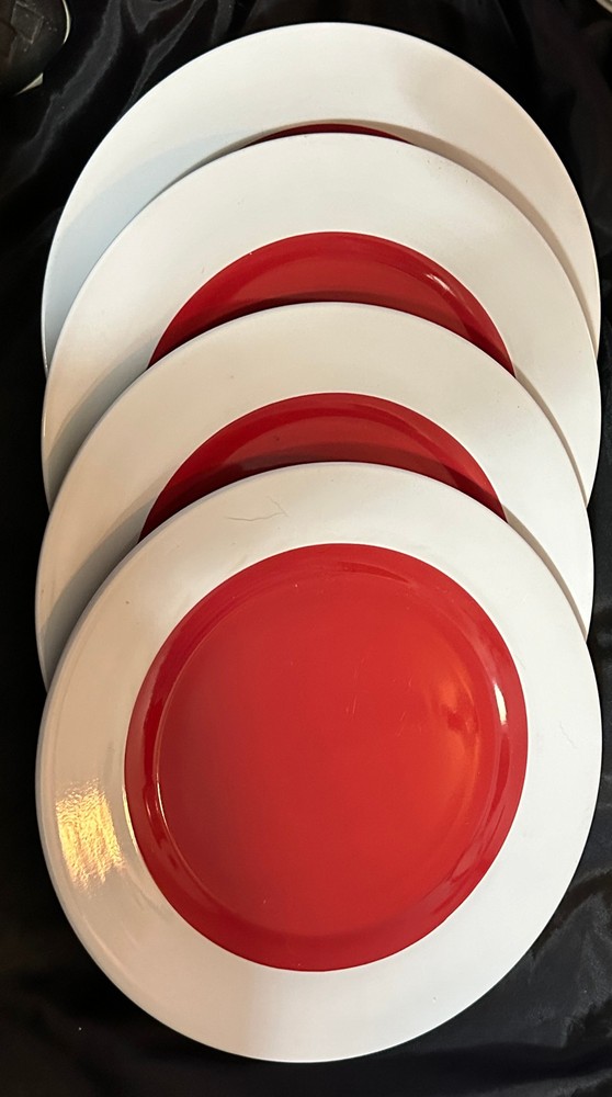 Gibson Home Salad Plates (3) Stoneware 8