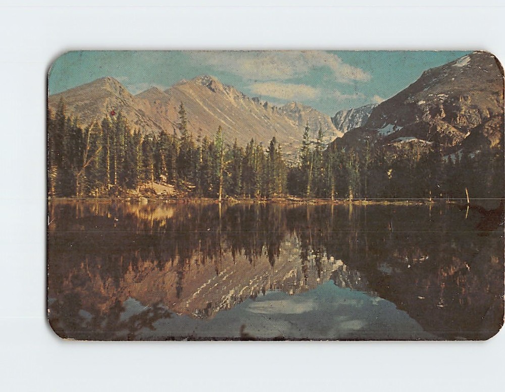 Postcard Bear Lake Rocky Mountain National Park Colorado USA