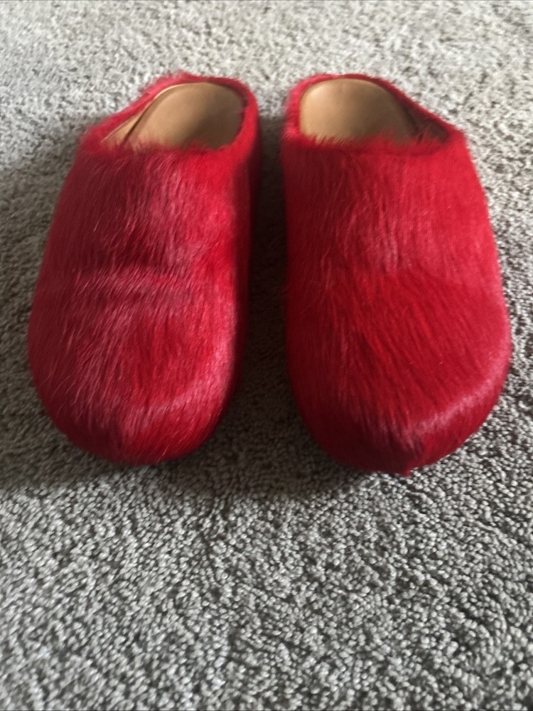 Red Marni Slides Size 41