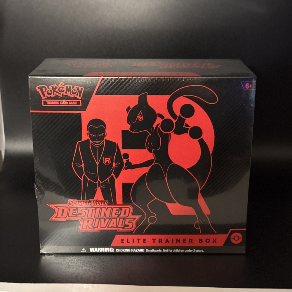Pokémon TCG Destined Rivals Elite Trainer Box ETB - Factory Sealed - Minor Tear
