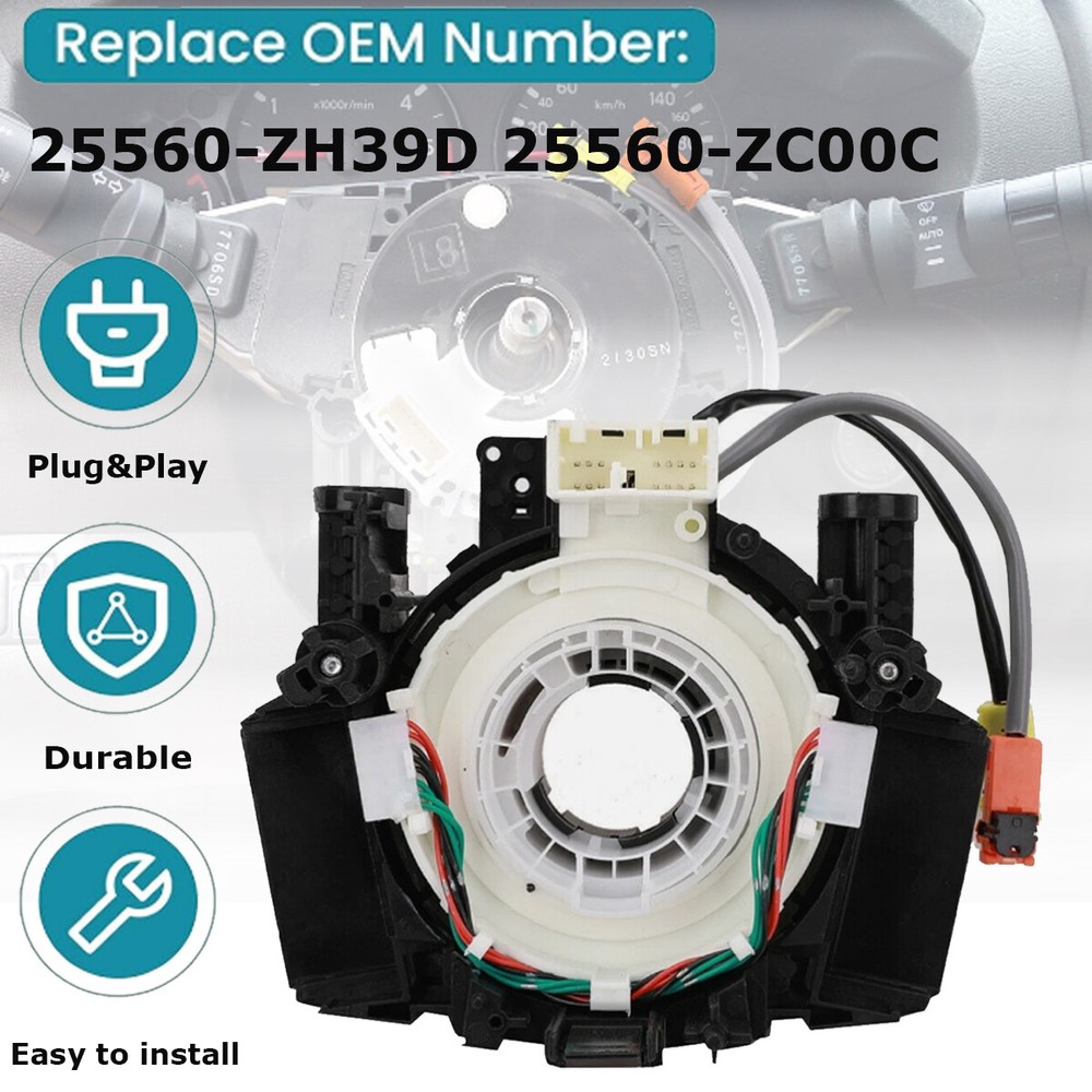 2004-2010 Nissan Titan Premium Clock Spring 25560-ZH39D 25560-ZC00C OEM Replacement  
