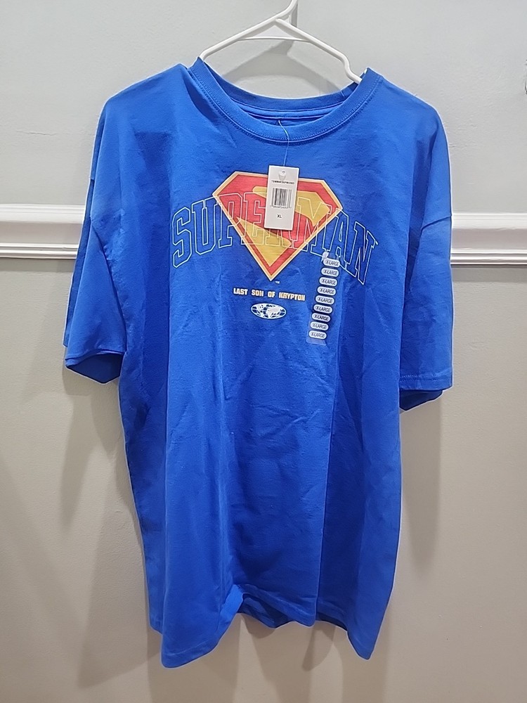 2025 SUPERMAN LAST SON OF KRYPTON MENS SHORT SLEEVE T-SHIRT SIZE XL X-LARGE NEW