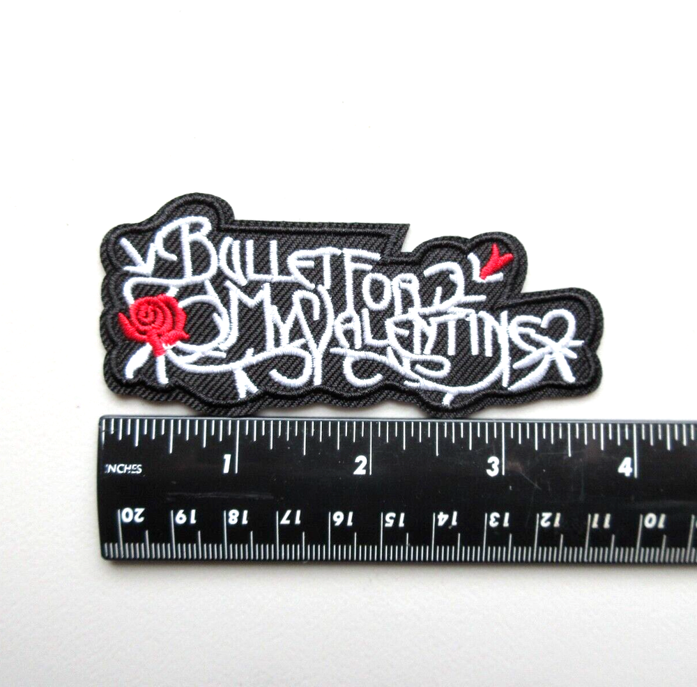 🔥 BULLET FOR MY VALENTINE HEAVY METAL BAND MUSIC EMBROIDERED IRON ON PATCH