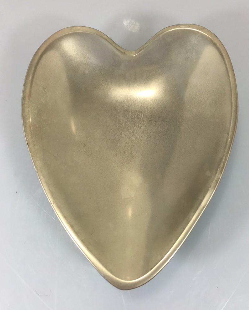 Nambe Heart Shaped Sweetheart Bowl Dish 8.5