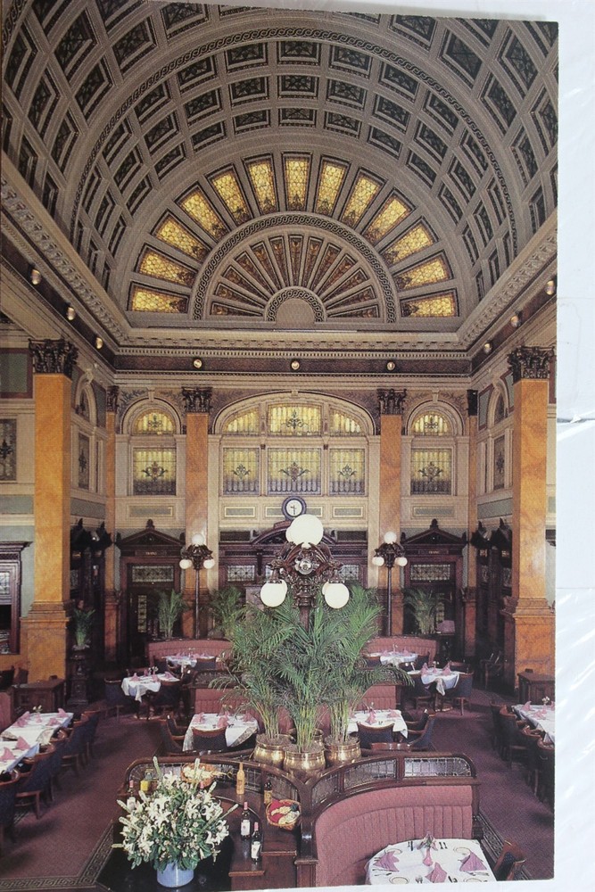 Pennsylvania PA Pittsburgh Grand Concourse Restaurant Postcard Old Vintage Card