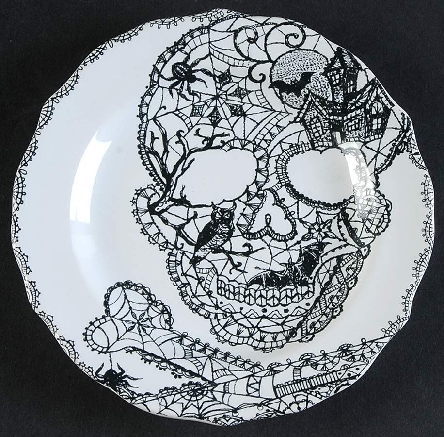 222 Fifth Wiccan Lace Appetizer Plate 9900071