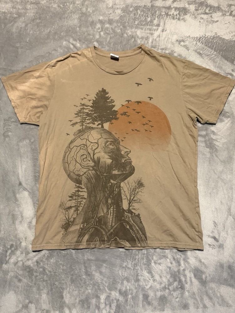 The Hangover Alan Human Tree Junk Food Clothing Mens Size XL Shirt Galifianakis