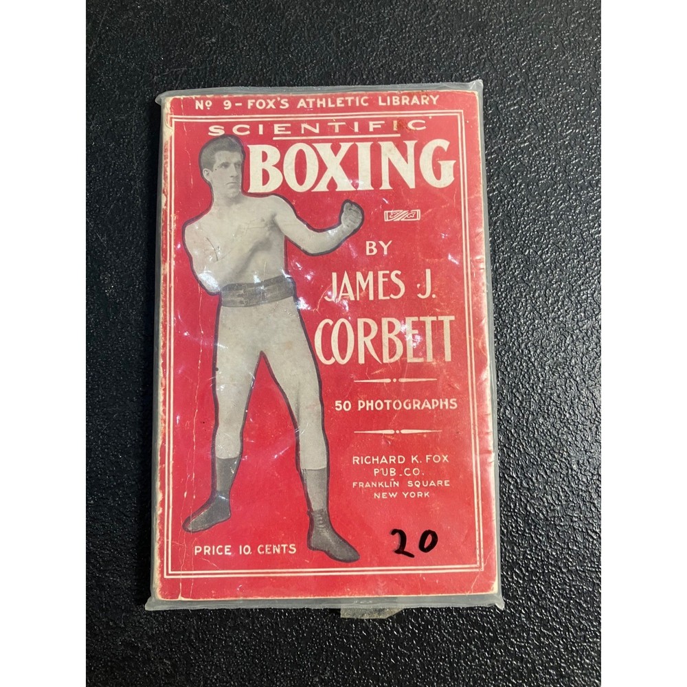 Scientific Boxing James J Corbett Fox's Athletic Library No 9 Vintage Book 1912