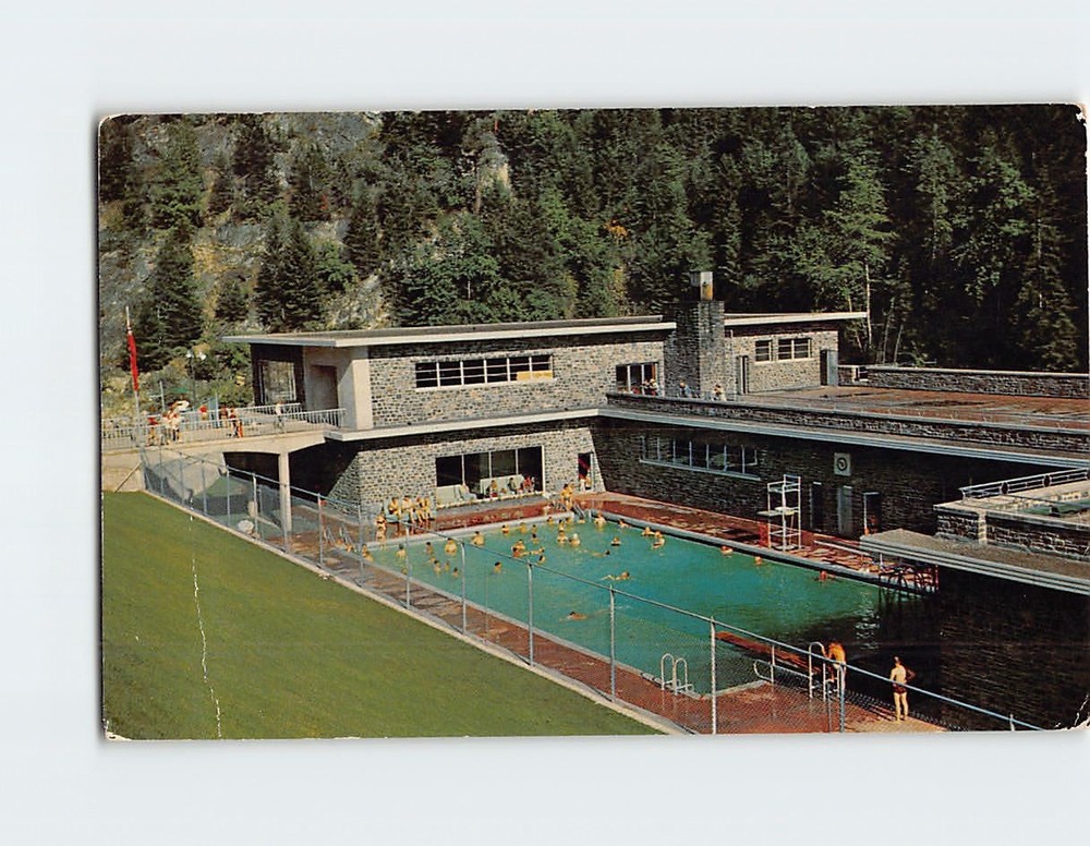Postcard Radium Hot Springs Kootenay National Park BC Canada