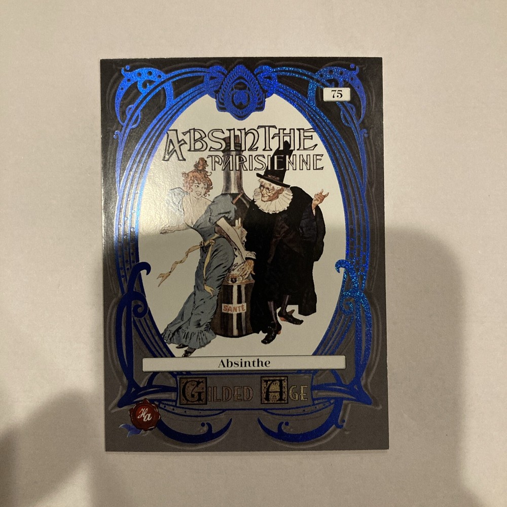 2022 Historic Autographs Gilded Age Peridot Parallel Absinthe #75 1/2-image