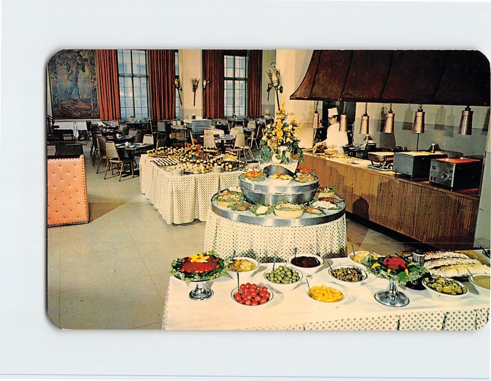 Postcard Smorgasbord Americus Hotel Allentown Pennsylvania USA