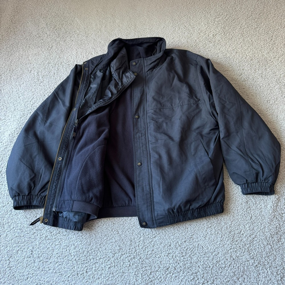 Men’s Large Black WeatherTec 3-in-1 Cutter & Buck Golf Windproof Waterproof Jacket