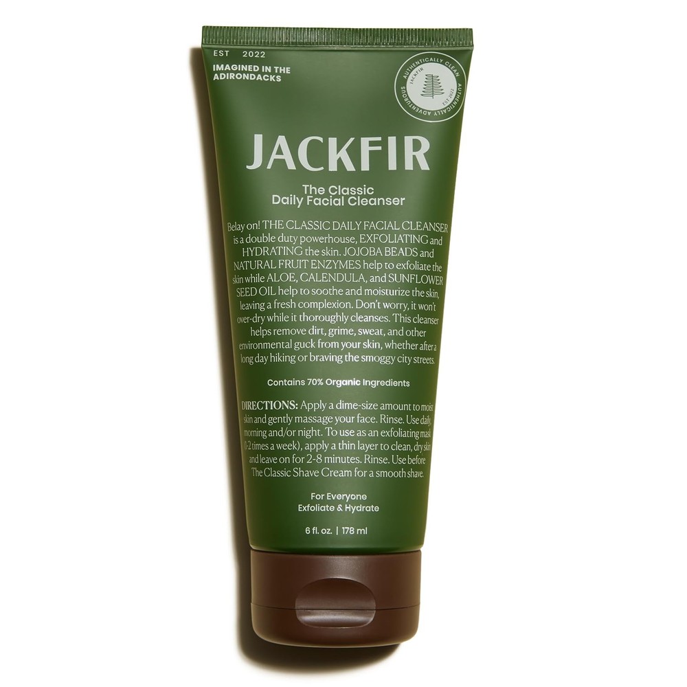 The Classic Daily Cleanser, Natural Face Wash for Men, Exfoliate and Hydrate