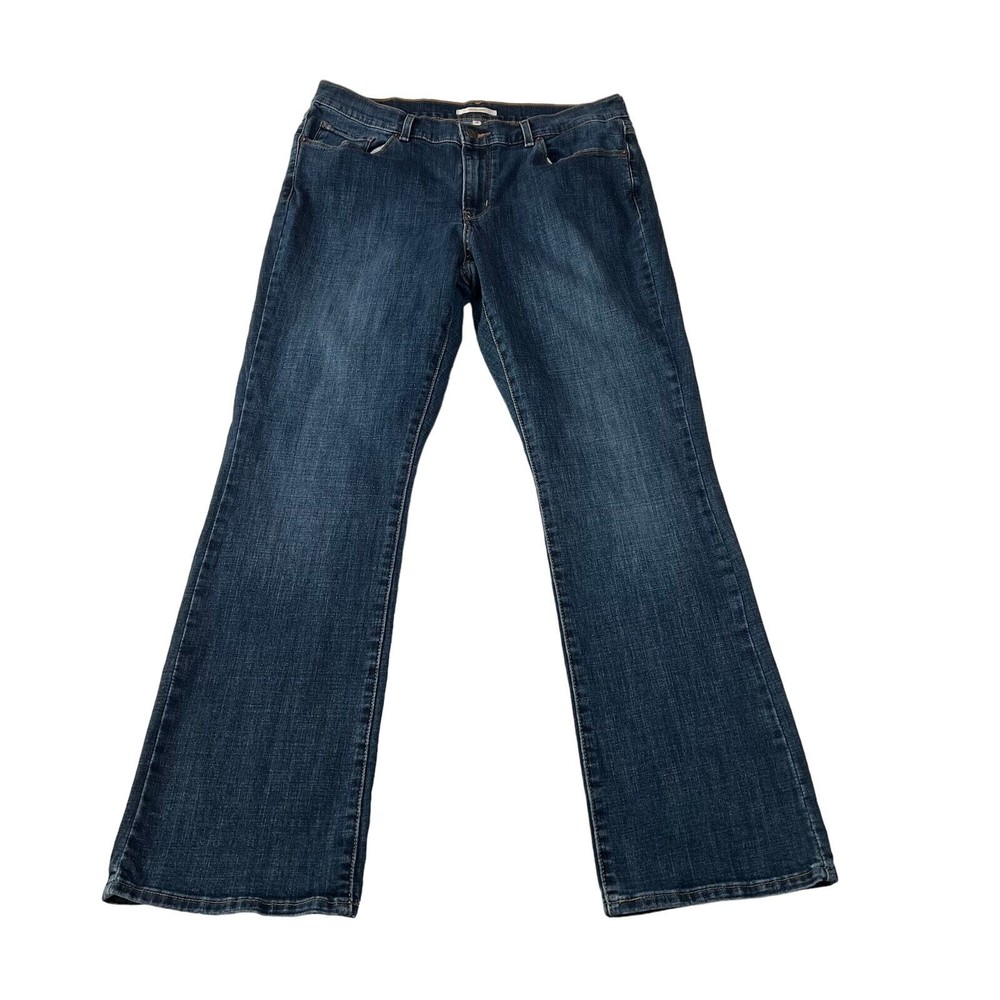 Levi's Mid Rise Classic Boot Cut Jeans Size 14 Western Rodeo Cowgirl Casual