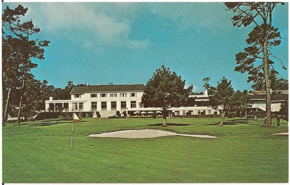 Golf Course at Del Monte Lodge in Pebble Beach CA Postcard