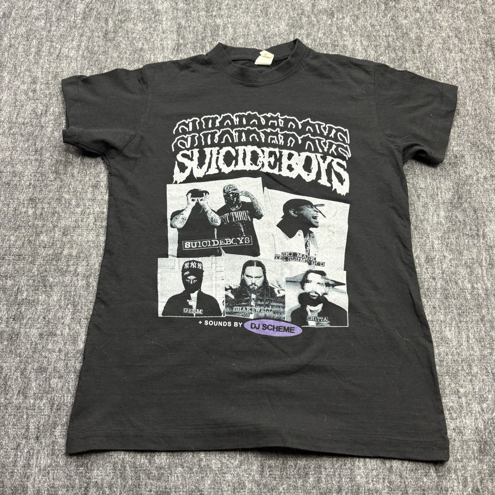$uicideboy$ Grey Day 2023 Tour T Shirt Men’s M Black Rap Merch Graphic