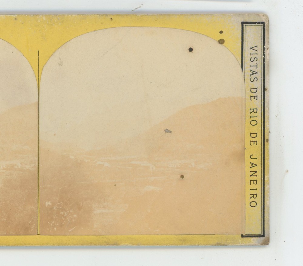 Birdseye Rio De Janeiro Brazil Leuzinger Stereoview